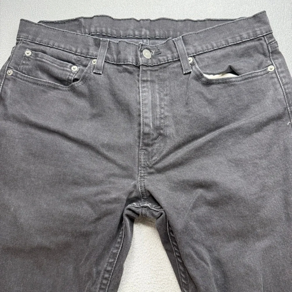 Levi 511 Jeans Slim Fit 34x32 (FIT 34x30) Black Denim Stretch Pant Classic